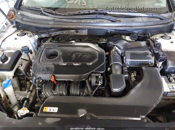 5NPE34AF5GH288179 2016 HYUNDAI SONATA Серебряный Вид сзади