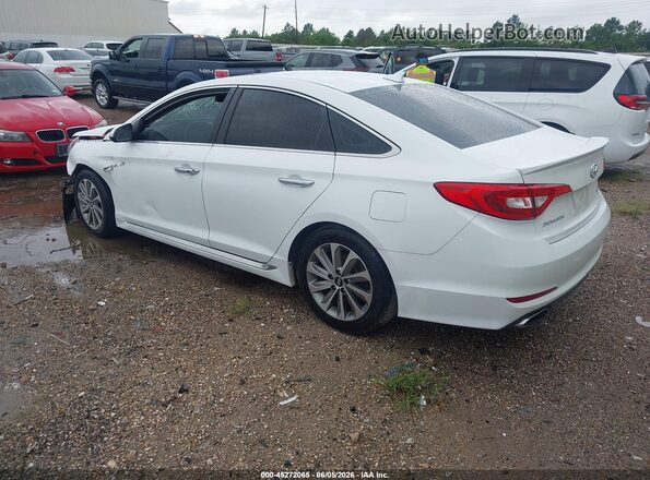 5NPE34AF5GH349479 2016 HYUNDAI SONATA White Rear left