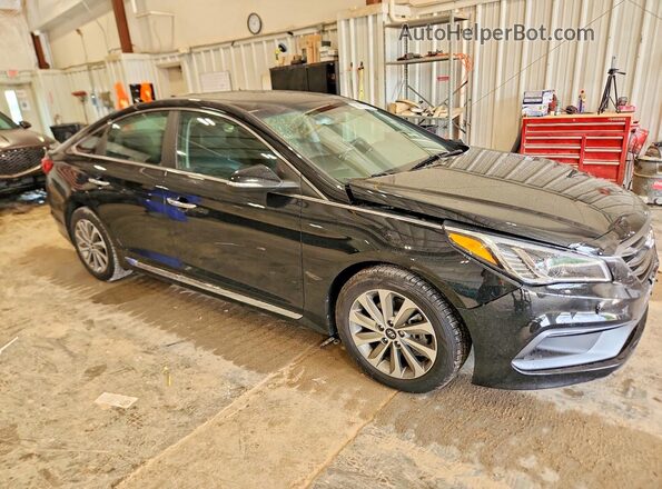5NPE34AF5GH366959 2016 HYUNDAI SONATA Black 