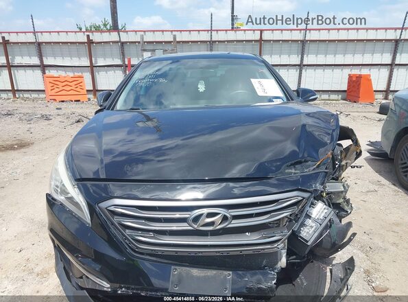 5NPE34AF5GH368470 2016 HYUNDAI SONATA Черный Вид панели приборов