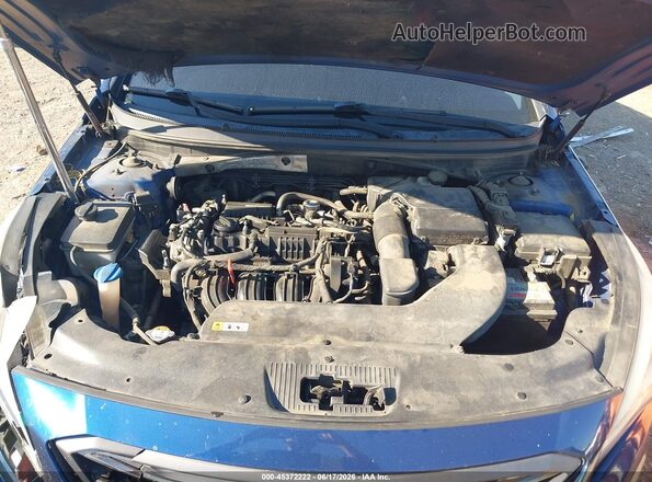 5NPE34AF5GH381929 2016 HYUNDAI SONATA Blue Вид ззаду