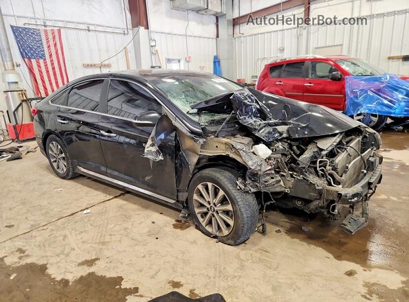 5NPE34AF5HH453522 2017 HYUNDAI SONATA Black 