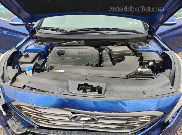 5NPE34AF5HH461393 2017 HYUNDAI SONATA Синий 