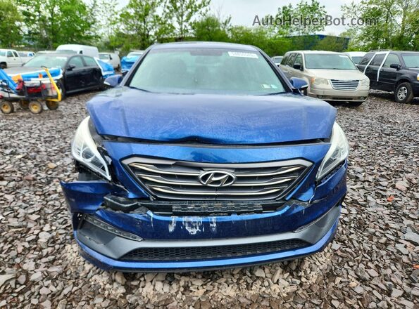 5NPE34AF5HH461393 2017 HYUNDAI SONATA Синий 