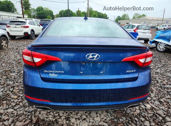 5NPE34AF5HH461393 2017 HYUNDAI SONATA Синий 