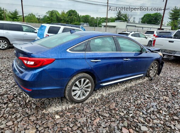 5NPE34AF5HH461393 2017 HYUNDAI SONATA Синий 