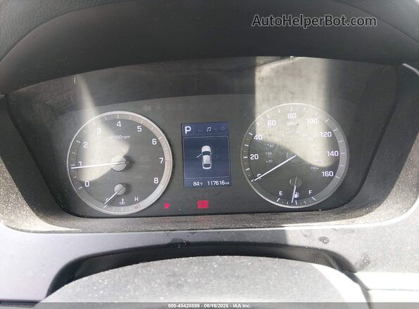 5NPE34AF5HH513184 2017 HYUNDAI SONATA Silver უკანა სავარძლების ხედი