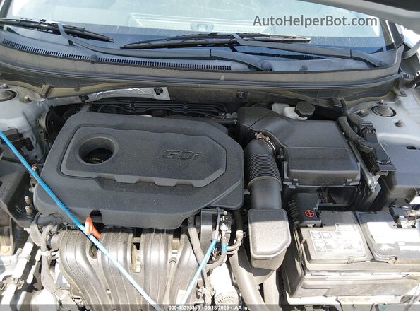 5NPE34AF5HH566581 2017 HYUNDAI SONATA Silver Հետևի տեսք