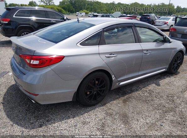 5NPE34AF5HH566581 2017 HYUNDAI SONATA Silver Հետևի աջ