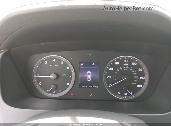 5NPE34AF5HH566581 2017 HYUNDAI SONATA Silver Հետևի նստատեղերի տեսք