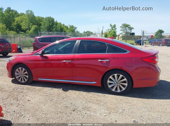 5NPE34AF5HH572610 2017 HYUNDAI SONATA Red სალონის 360-გრადუსიანი ხედი