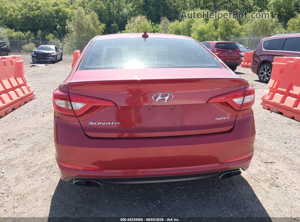 5NPE34AF5HH572610 2017 HYUNDAI SONATA Red 