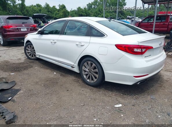 5NPE34AF5HH575054 2017 HYUNDAI SONATA White უკანა მარცხენა