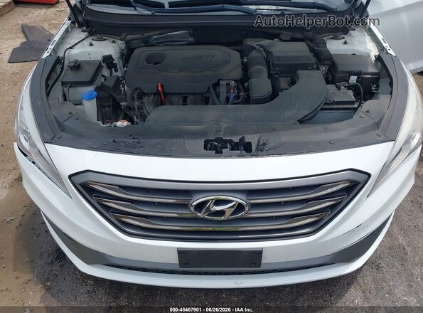 5NPE34AF5HH575054 2017 HYUNDAI SONATA White უკანა ხედი