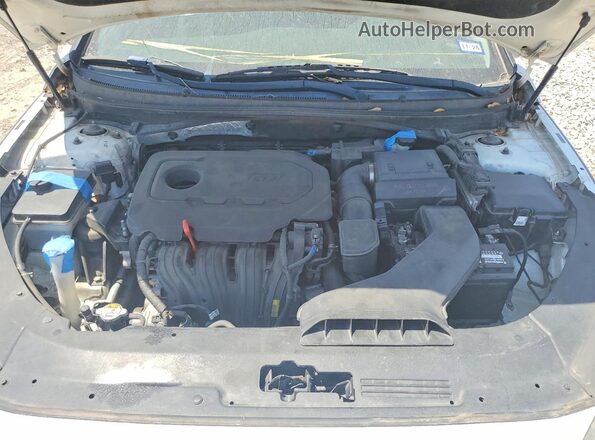 5NPE34AF5JH622654 2018 HYUNDAI SONATA White Սալոնի հետևի տեսք