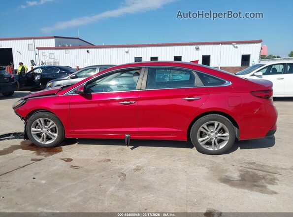 5NPE34AF5JH633427 2018 HYUNDAI SONATA Red 
