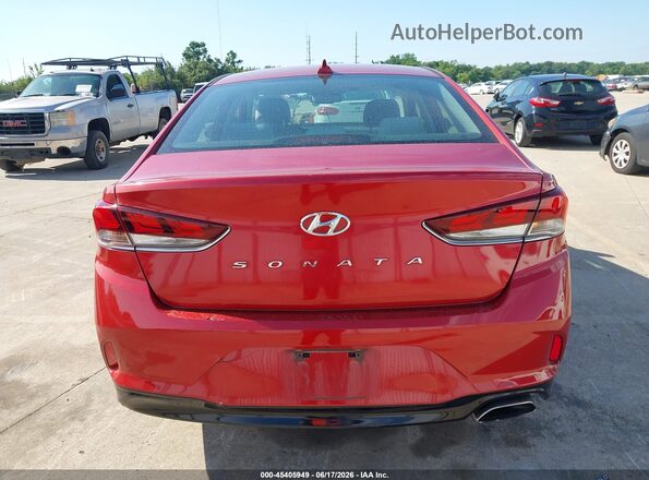 5NPE34AF5JH633427 2018 HYUNDAI SONATA Red 