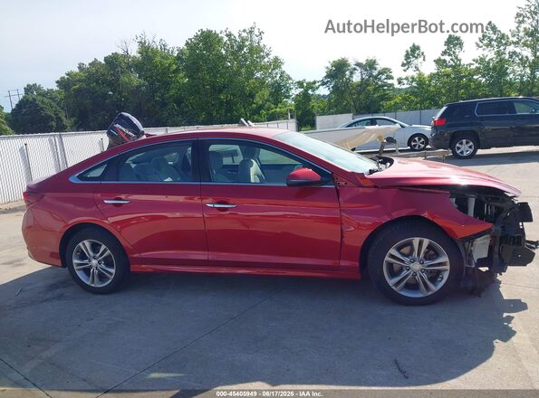 5NPE34AF5JH633427 2018 HYUNDAI SONATA Red Панорамний вид салону 360°