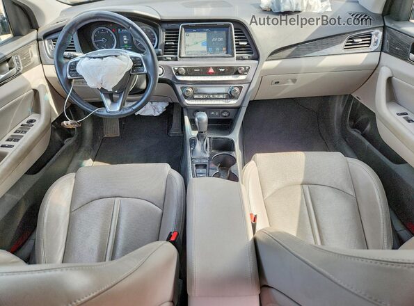 5NPE34AF5JH664242 2018 HYUNDAI SONATA Gray 