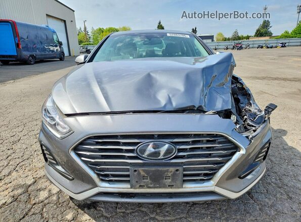 5NPE34AF5JH664242 2018 HYUNDAI SONATA Gray 