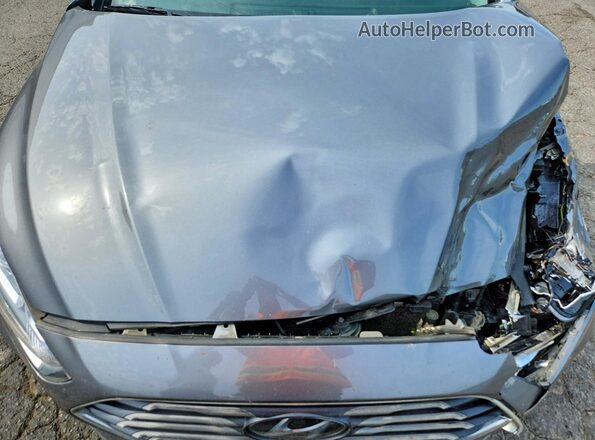 5NPE34AF5JH664242 2018 HYUNDAI SONATA Gray 