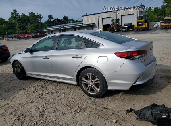 5NPE34AF5JH677315 2018 HYUNDAI SONATA Silver Задня ліва чверть