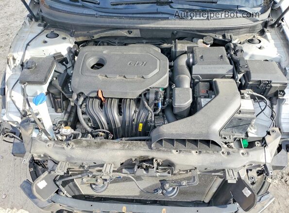 5NPE34AF5JH677315 2018 HYUNDAI SONATA Silver Вид задньої частини салону