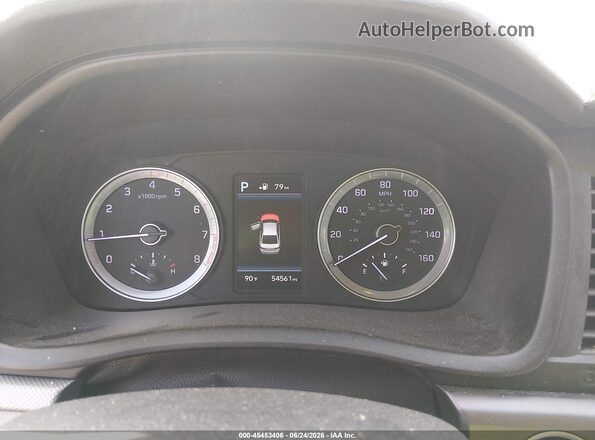 5NPE34AF5KH747378 2019 HYUNDAI SONATA Красный Вид задних сидений