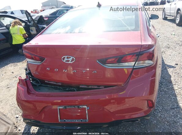 5NPE34AF5KH747378 2019 HYUNDAI SONATA Красный 