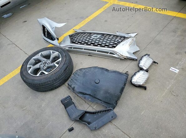 5NPE34AF5KH791915 2019 HYUNDAI SONATA Silver Engine compartment view
