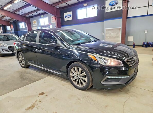 5NPE34AF6GH261640 2016 HYUNDAI SONATA Black 