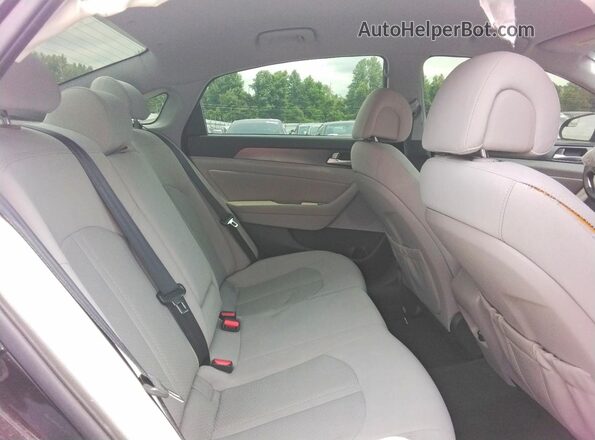5NPE34AF6GH279054 2016 HYUNDAI SONATA Black Widok tylnych siedzeń