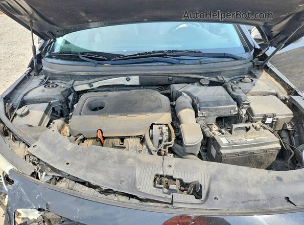 5NPE34AF6GH279054 2016 HYUNDAI SONATA Black Widok wnętrza z tyłu