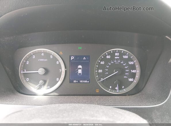 5NPE34AF6GH316457 2016 HYUNDAI SONATA Белый Вид задних сидений