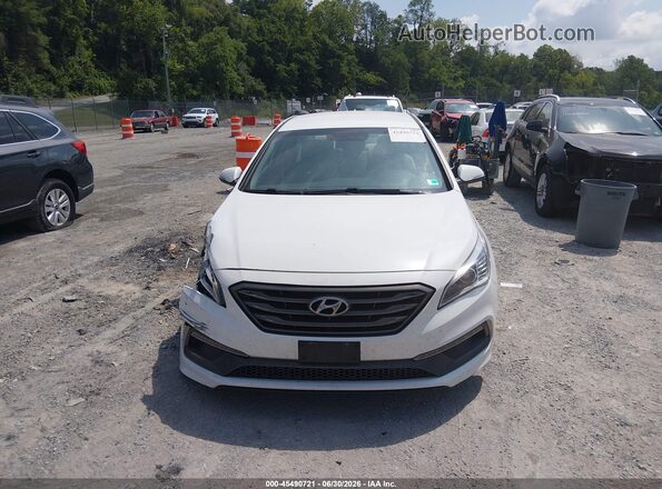 5NPE34AF6GH316457 2016 HYUNDAI SONATA Белый Вид щитка приборов
