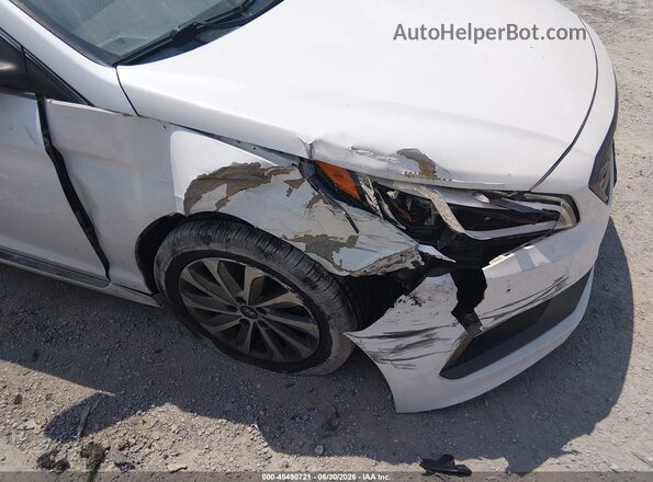 5NPE34AF6GH316457 2016 HYUNDAI SONATA Белый Вид спереди