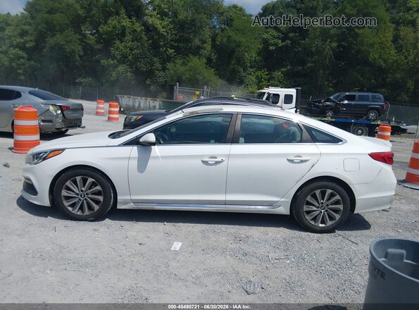 5NPE34AF6GH316457 2016 HYUNDAI SONATA Белый Панорамный вид салона 360°