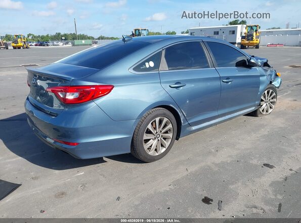 5NPE34AF6GH379171 2016 HYUNDAI SONATA Blue Հետևի աջ