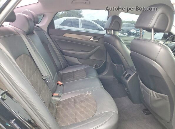 5NPE34AF6GH423119 2016 HYUNDAI SONATA Black Вид задніх сидінь