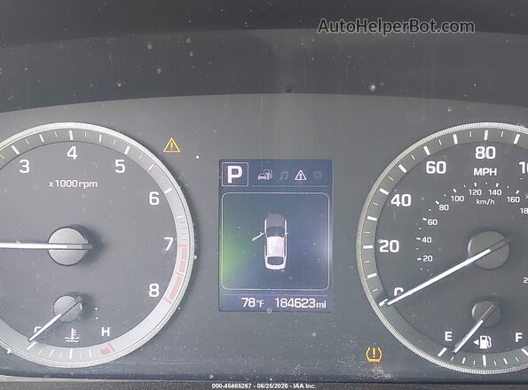 5NPE34AF6GH433763 2016 HYUNDAI SONATA Blue Հետևի նստատեղերի տեսք