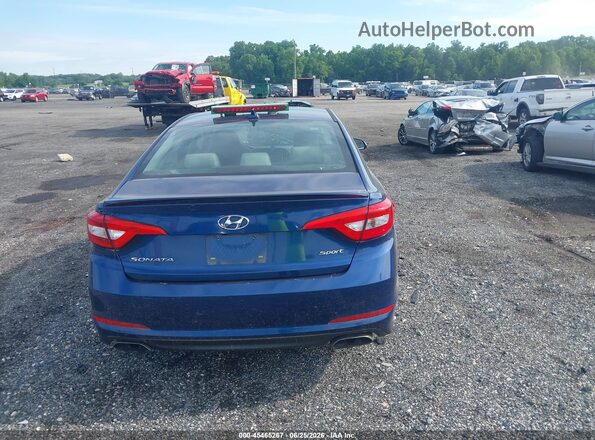 5NPE34AF6GH433763 2016 HYUNDAI SONATA Blue 