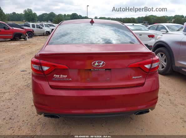 5NPE34AF6HH442061 2017 HYUNDAI SONATA Red 