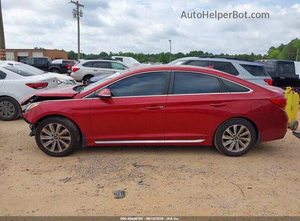 5NPE34AF6HH442061 2017 HYUNDAI SONATA Red სალონის 360-გრადუსიანი ხედი