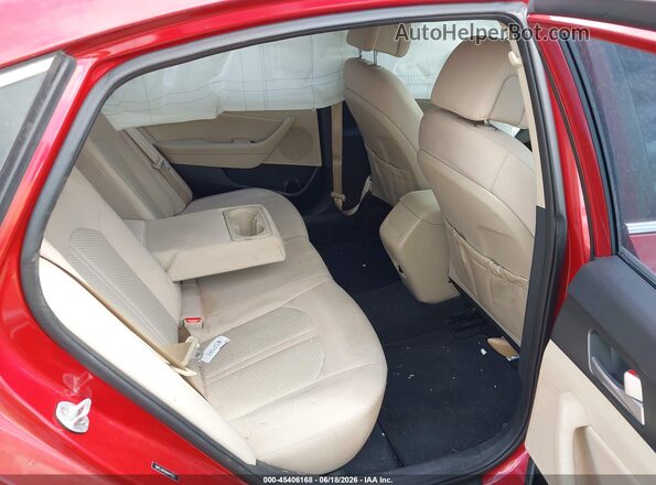 5NPE34AF6HH442061 2017 HYUNDAI SONATA Red VIN კოდის სტიკერის ხედი