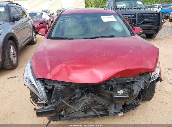 5NPE34AF6HH442061 2017 HYUNDAI SONATA Red ხელსაწყოთა პანელის ხედი