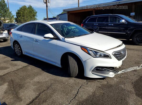 5NPE34AF6HH444389 2017 HYUNDAI SONATA White Առջևի աջ