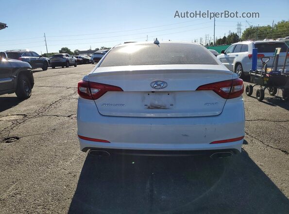 5NPE34AF6HH444389 2017 HYUNDAI SONATA White Հետևի տեսք
