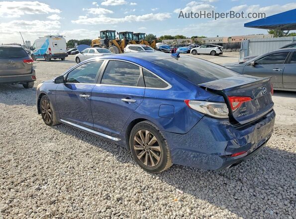 5NPE34AF6HH510357 2017 HYUNDAI SONATA Blue 