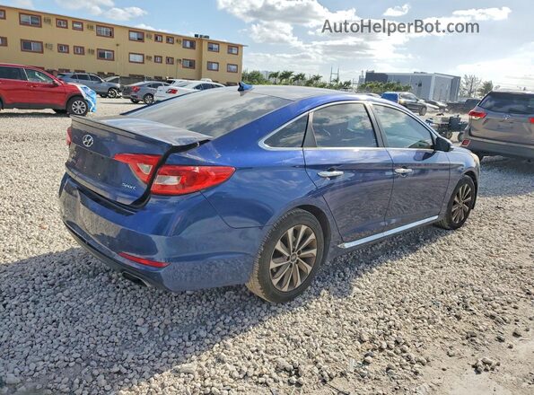 5NPE34AF6HH510357 2017 HYUNDAI SONATA Blue 