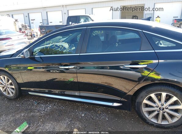 5NPE34AF6HH558750 2017 HYUNDAI SONATA Черный Панорамный вид салона 360°